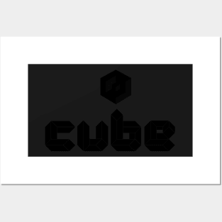 All Black cube T-Shirt - Party - Vintage Summer Posters and Art